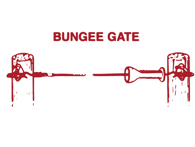 Bungee gates