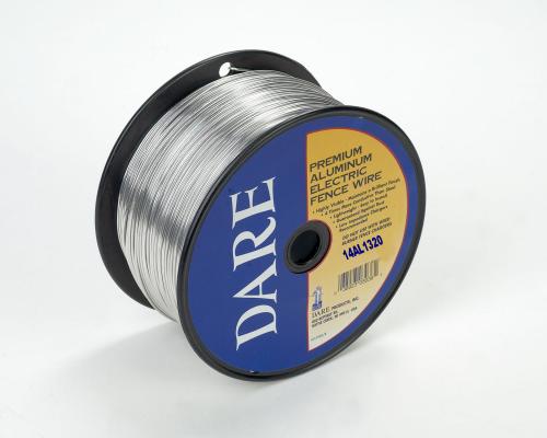 Dare Products Eletric Fence Wire, 14 Gauge, Aluminum, 1/4 Mile