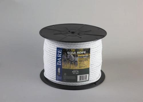 Electric Fence Braided Rope 656' x 1/4" Equine Livestock Fencing 
