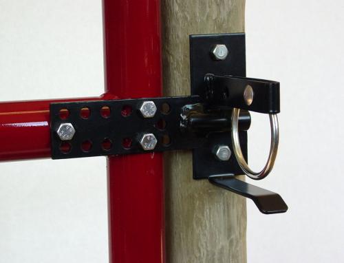 Dare Products 3260 "Two Way" Universal Gate Latch Black Rownd Up 