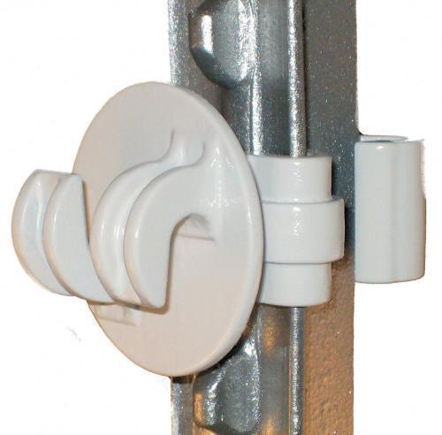 Adap 'T Adapter Insulators for Electric Fences with Stakes Iron Tee
