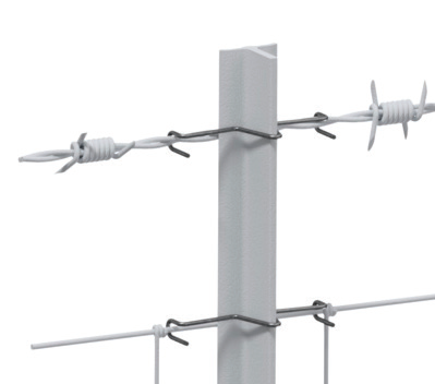 Revolutionary Steel Spring Wire T-Post Clip For Non-Electric Field Fence or Wir 